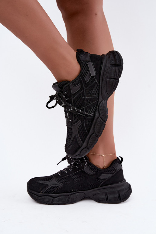 Scarpe sportive da donna in nero Nerla