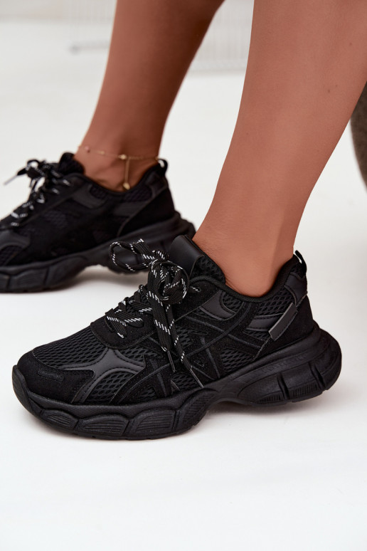 Scarpe sportive da donna in nero Nerla