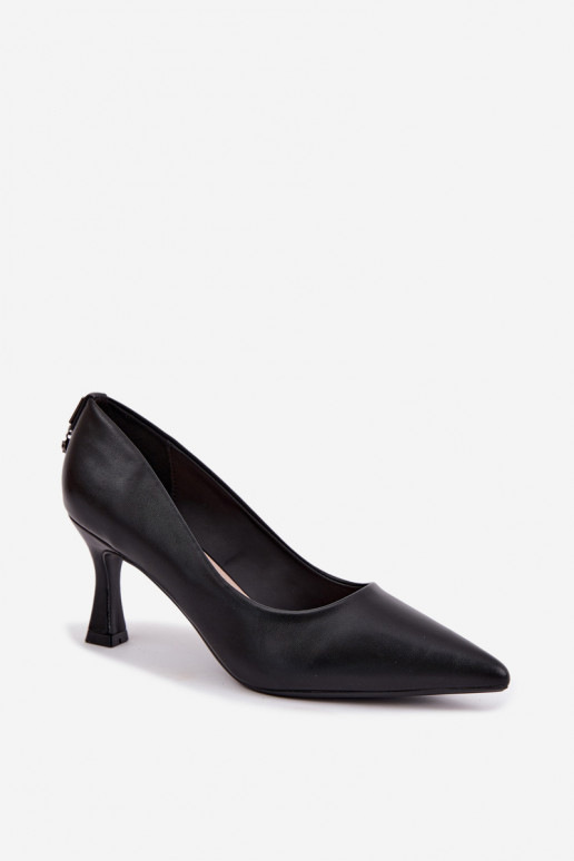 Scarpe con tacco color nero Vinceza 62330