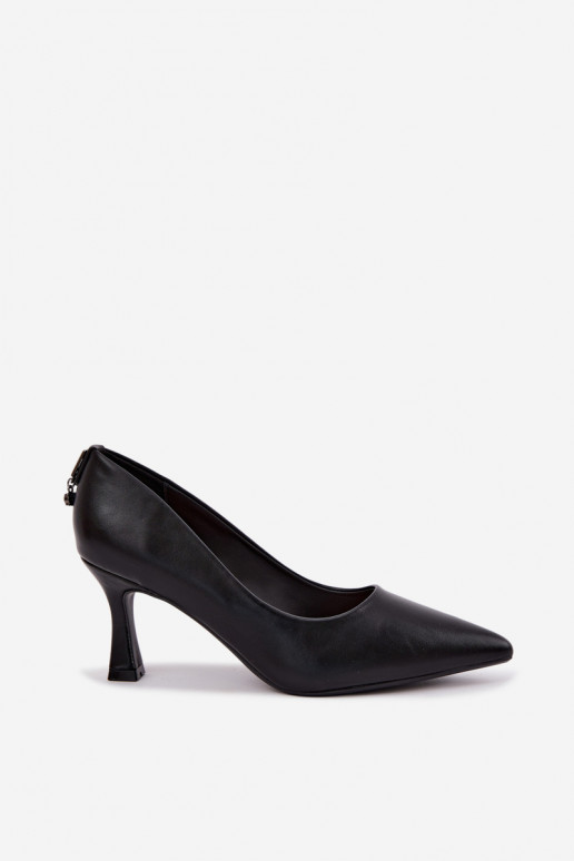 Scarpe con tacco color nero Vinceza 62330