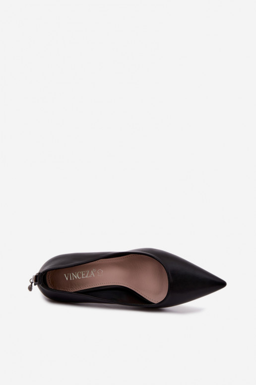 Scarpe con tacco color nero Vinceza 62330