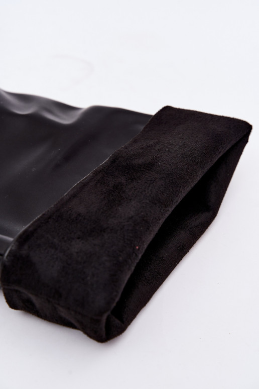 stivali alti da donna con tacco sottile in colore nero Galena