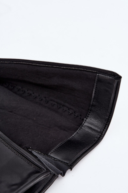 stivali alti da donna con piattaforma e fibbie in colore nero Fenley