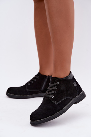 Scarpe in suede nere Nirelia 2