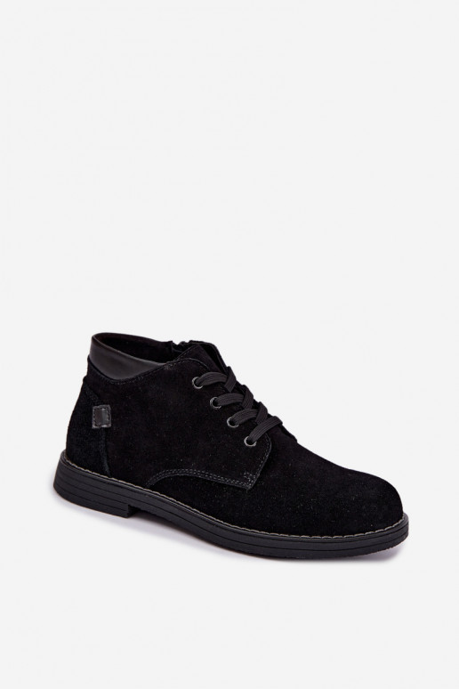 Scarpe in suede nere Nirelia