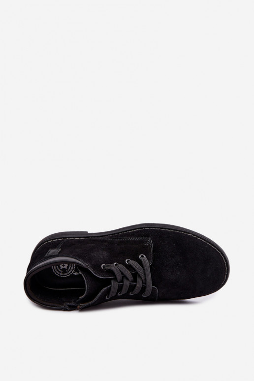 Scarpe in suede nere Nirelia