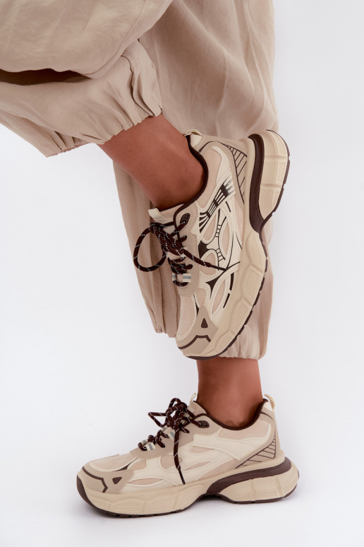 Scarpe sportive con piattaforma sabbia INanda