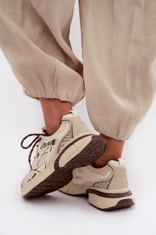 Scarpe sportive con piattaforma sabbia INanda