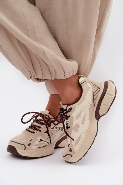 Scarpe sportive con piattaforma sabbia INanda