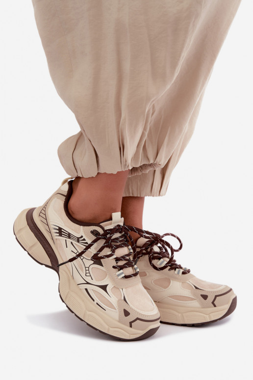 Scarpe sportive con piattaforma sabbia INanda