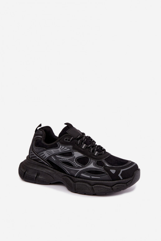 Scarpe sportive con piattaforma nera INanda