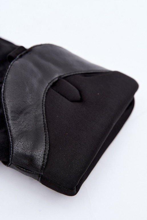 Stivali alti da donna in stile cowboy con tacco nero Kalena