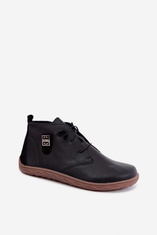 Scarpe in pelle da donna Barefoot, nere Sireya