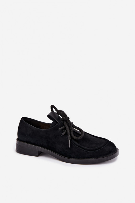 Scarpe da donna barefoot in suede sintetico D&A CR62-3460 colore nero