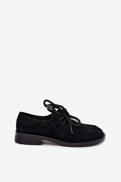Scarpe da donna barefoot in suede sintetico D&A CR62-3460 colore nero