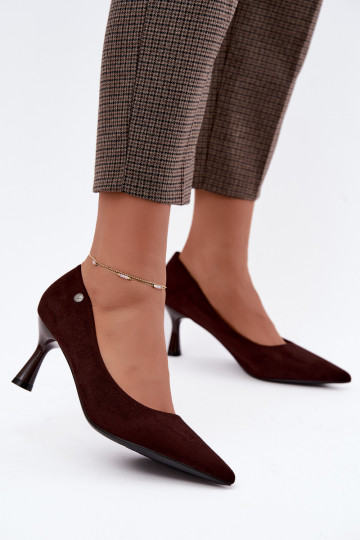Vinceza 62323 décolleté color cioccolato 2