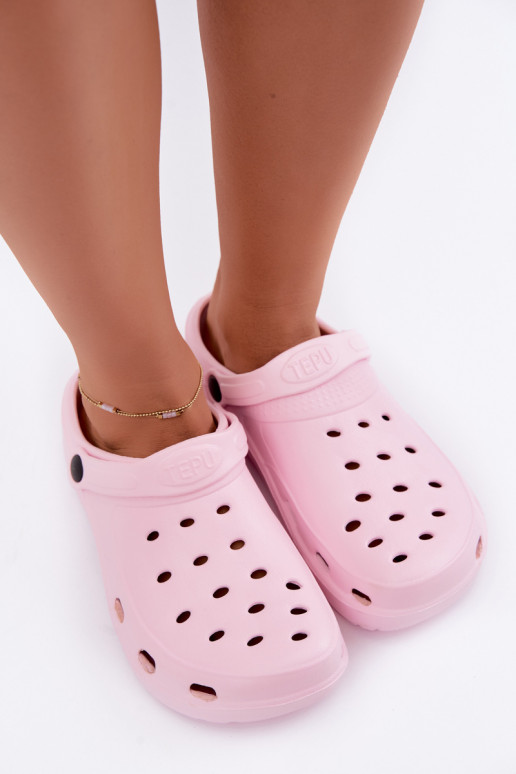 Zoccoli leggeri rosa Aderis