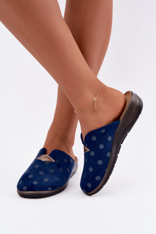 Pantofole donna Inblu OD000014 blu scuro