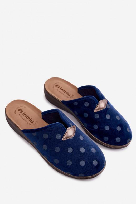 Pantofole donna Inblu OD000014 blu scuro