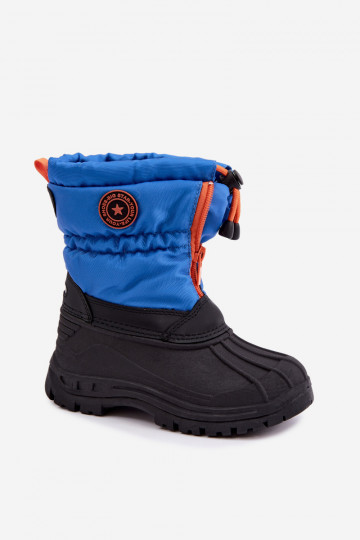 Stivali da neve per bambini blu-neri Big Star SS374032