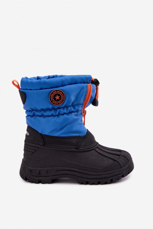 Stivali da neve per bambini blu-neri Big Star SS374032