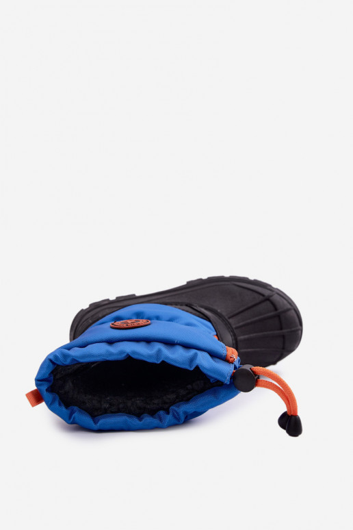 Stivali da neve per bambini blu-neri Big Star SS374032