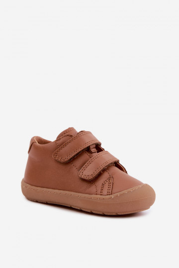 Scarpe in pelle per bambini marroni Barefoot Froddo G2130328-2