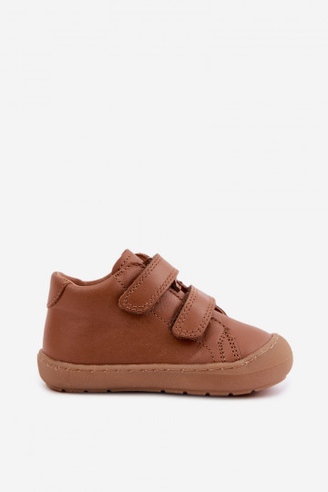 Scarpe in pelle per bambini marroni Barefoot Froddo G2130328-2 2