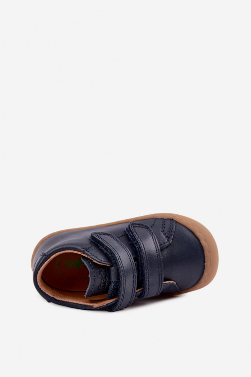 Scarpe in pelle per bambini blu scuro Barefoot Froddo G2130328