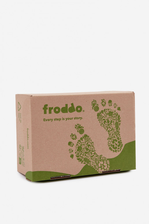 Scarpe in suede per bambini blu scuro Barefoot Froddo G2110157