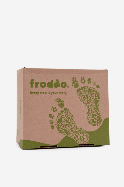Scarpe in suede per bambini marroni Barefoot Froddo G2110157-1