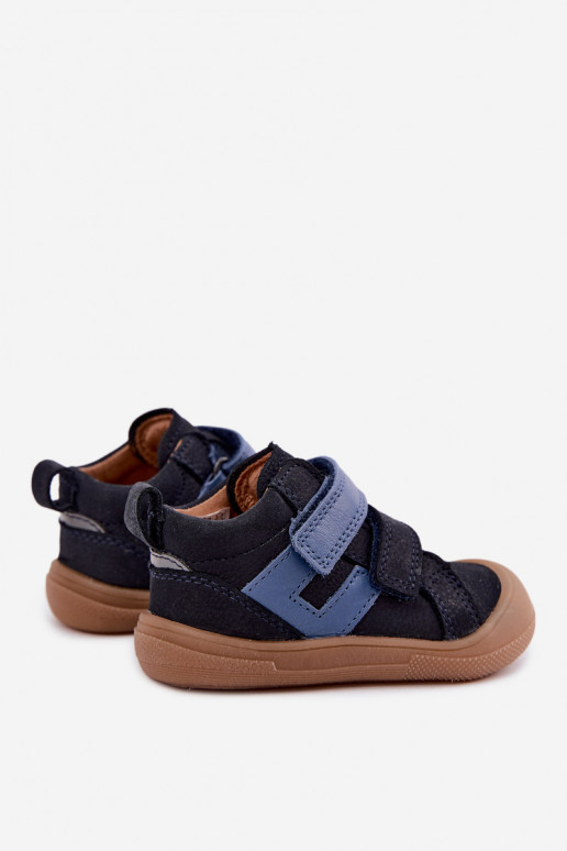Scarpe in pelle per bambini blu scuro Barefoot Froddo G2130380
