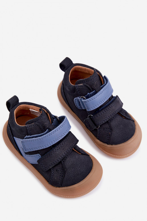 Scarpe in pelle per bambini blu scuro Barefoot Froddo G2130380