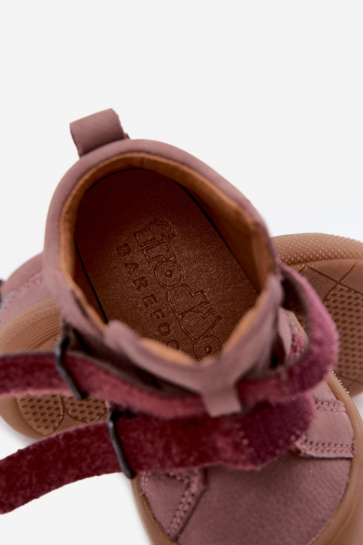 Scarpe in pelle per bambini Barefoot FRODDO G2130380-3 rosa