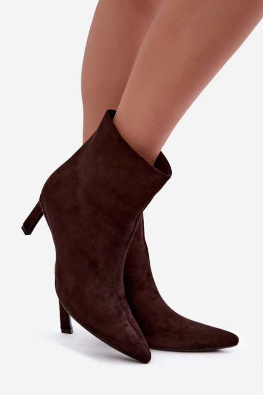 Stivaletti caldi da donna con tacchi sottili Carlia