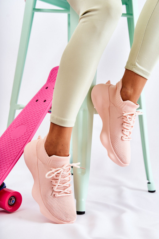 Scarpe sportive slip-on Dalmiro in colore rosa