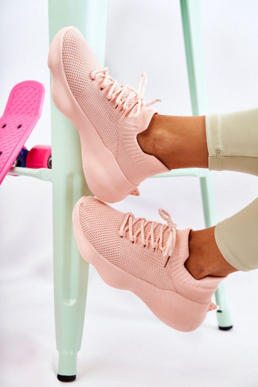 Scarpe sportive slip-on Dalmiro in colore rosa