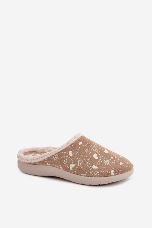 Pantofole da donna verdi con motivi Inblu ET000041