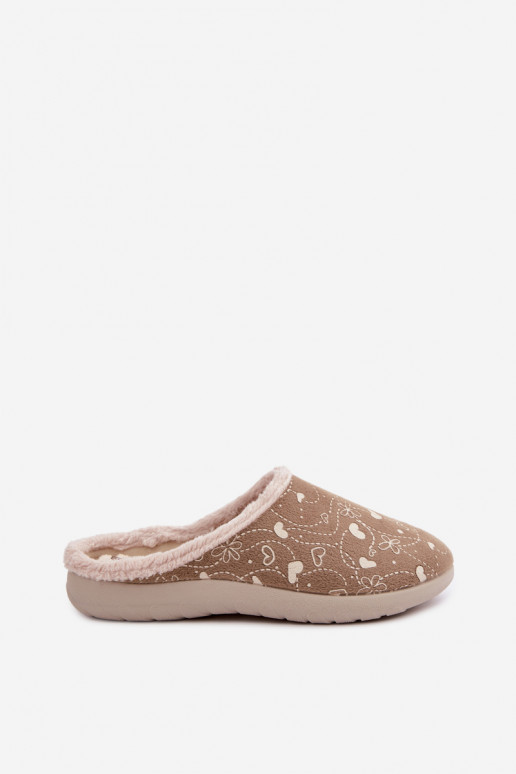 Pantofole da donna verdi con motivi Inblu ET000041