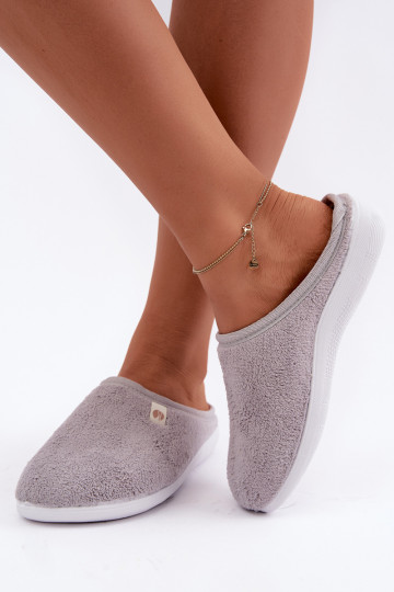Pantofole da donna grigie Inblu EC000102 2