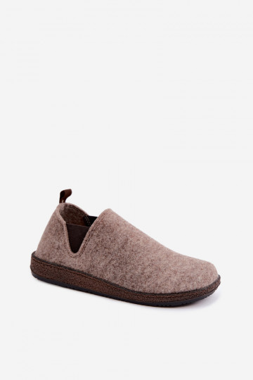 Pantofole da donna color sabbia Inblu NL000013