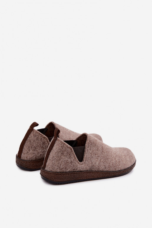 Pantofole da donna color sabbia Inblu NL000013