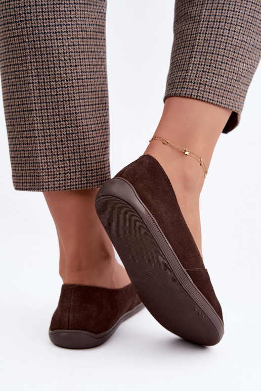 Ballerine da donna in ecopelle scamosciata Mirelia