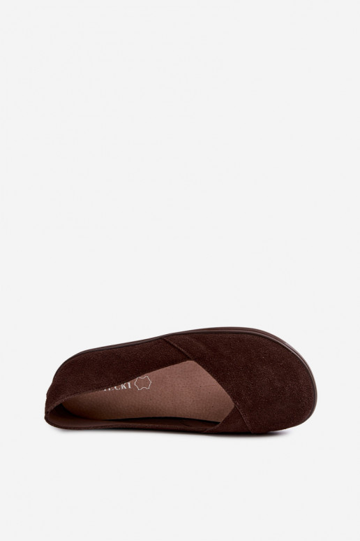 Ballerine da donna in ecopelle scamosciata Mirelia