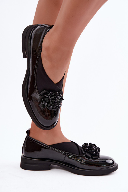 Scarpe da donna con ornamenti T.Sokolski S2 J26-271 color nero