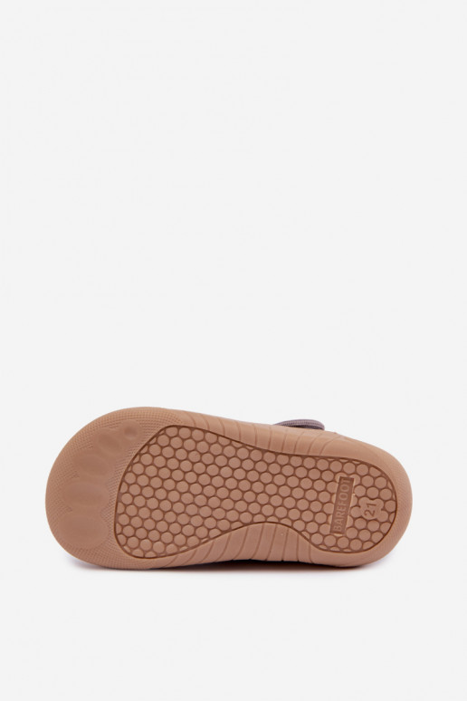 Pantofole per bambini con chiusure adesive Milami grigie Talirae
