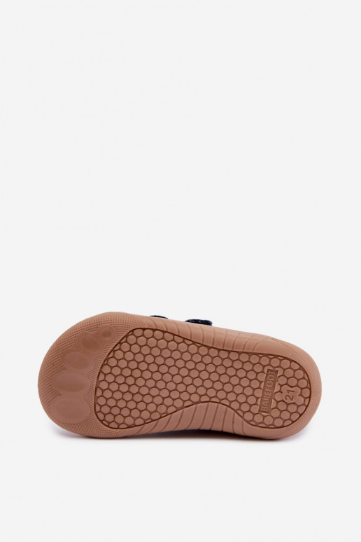 Pantofole per ragazzi Milami blu scuro Saphira