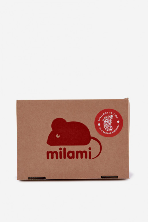 Pantofole per ragazzi Milami blu scuro Saphira