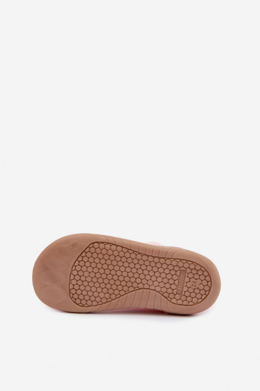 Pantofole per bambini slip-on Milami rosa chiaro
