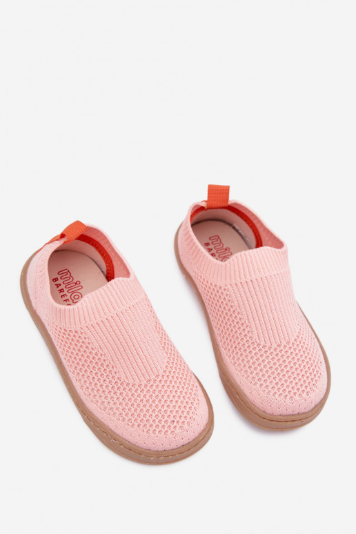 Pantofole per bambini slip-on Milami rosa chiaro